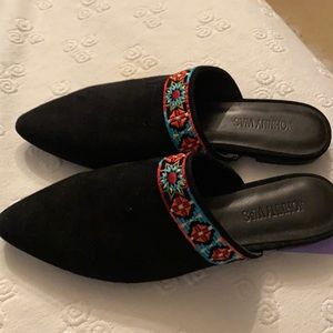 Johnny Was Embroidered mule New